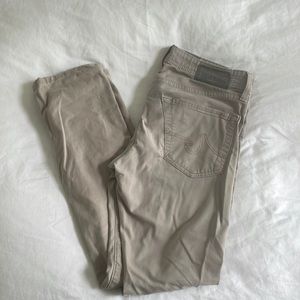 Men’s AG Matchbox Slim Straight Stone khaki